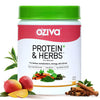 OZiva Protein &amp; Herbs for Women, 500g Mango - NutraC - Health &amp; Nutrition Store 